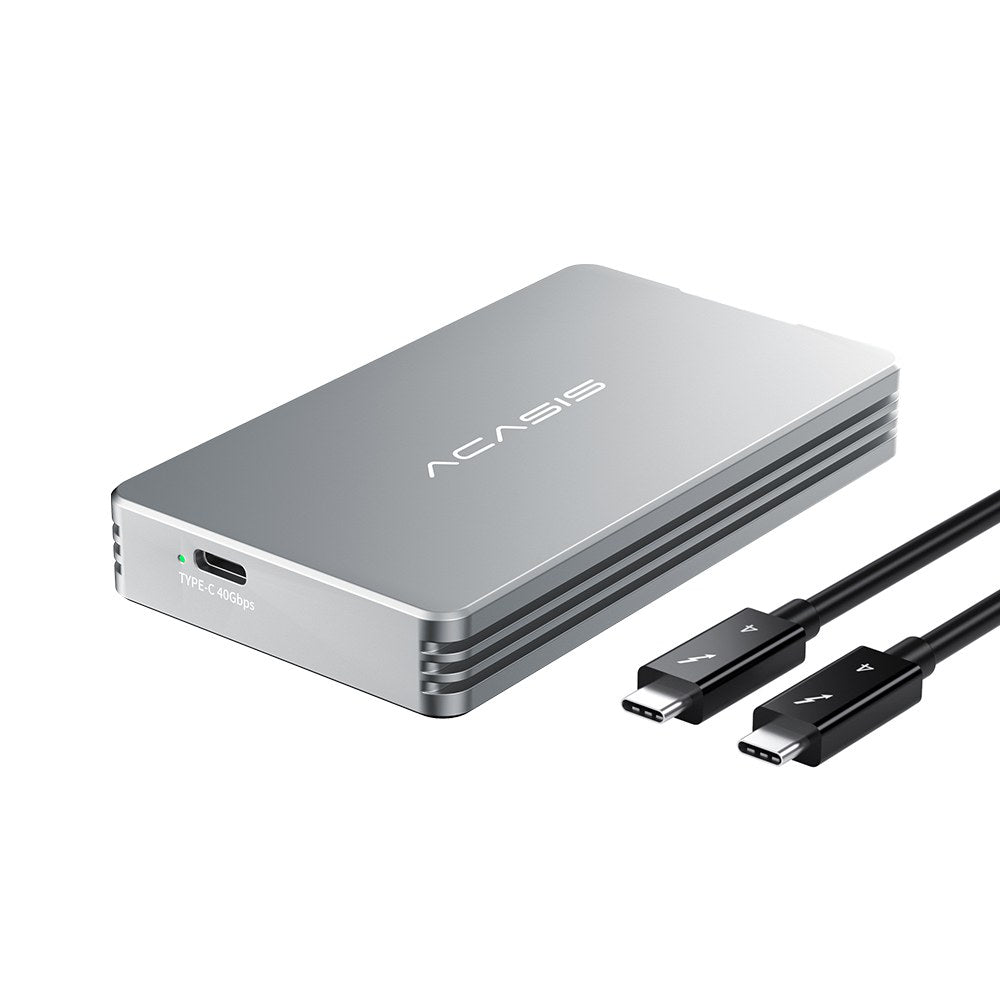 ORICO USB4 NVMe SSD Enclosure 40Gbps PCIe3.0x4 Aluminum M.2 SSD Case  Compatible with Thunderbolt