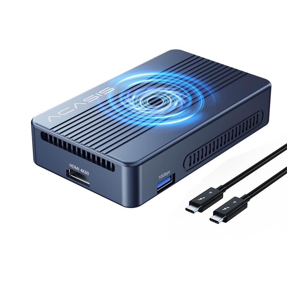 Acasis 40Gbps Thunderbolt 3 M.2 NVMe 2 Bay RAID SSD Enclosure