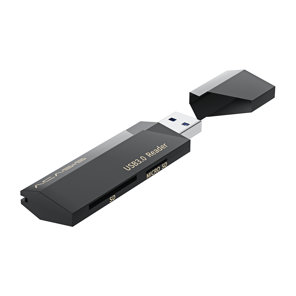 LogiLink Cardreader USB 2.0 Stick external for SD/MMC lector de tarjeta  Negro