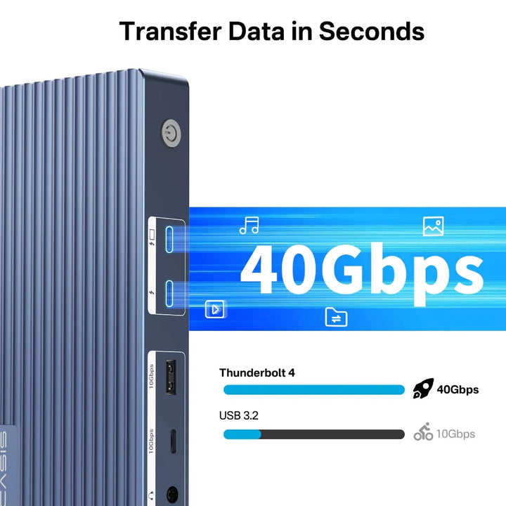 ACASIS 11 Ports 40Gbps Thunderbolt 4 Docking Station