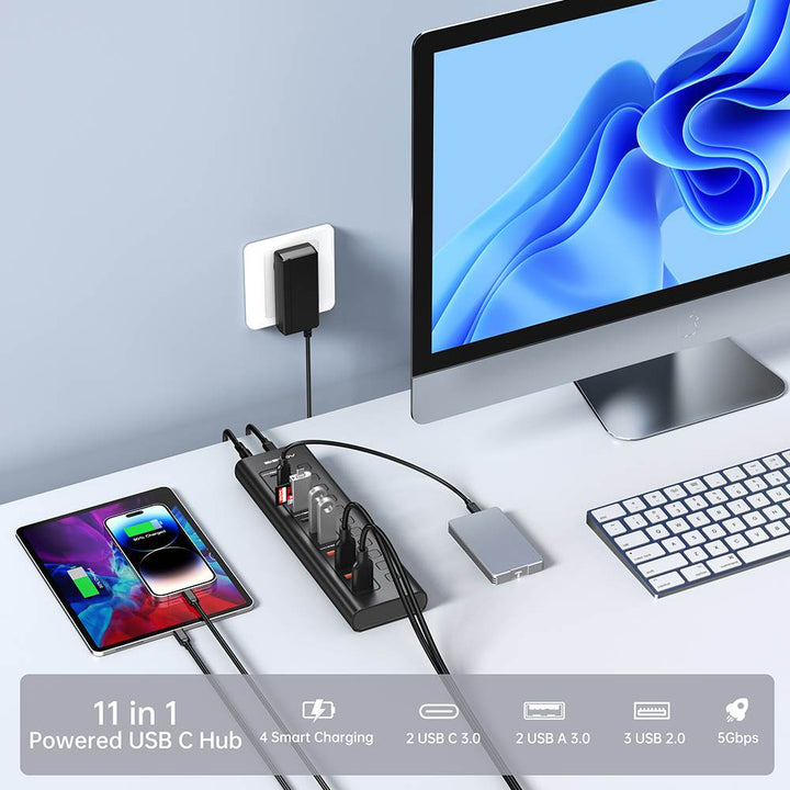 Acasis Hub USB 3.0 Adaptateur Secteur Externe 16 Highspeed Port USB Hub  Splitter Interrupteur On / Off With12V6A Cordon Dalimentation Pour PC  Portable MacBook Du 47,42 €