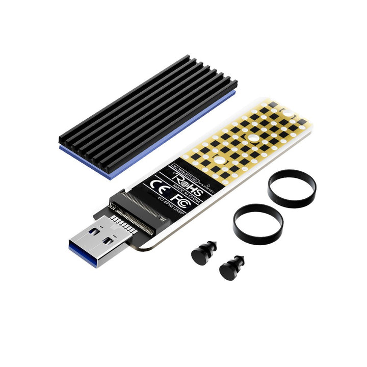 Acasis NVME/SATA M.2 to USB 3.1 Gen 2 SSD Reader for M Key & B+M
