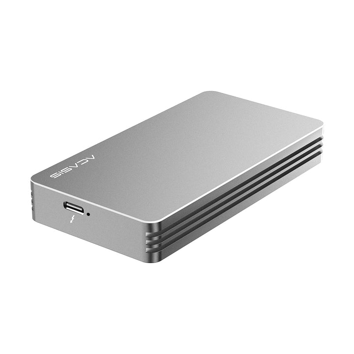 40Gbps M.2 NVMe SSD Enclosure, Aluminum USB4 External Hard Drive Enclosure  for Thunderbolt 3/4 USB4.0/3.2/3.1/3.0, Thunderbolt 4 M.2 SSD External
