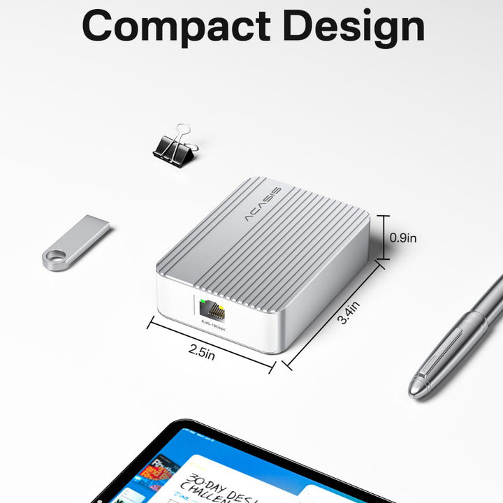 Acasis 10 Gigabit Ethernet Adapter Compatible with Thunderbolt 5/4/3