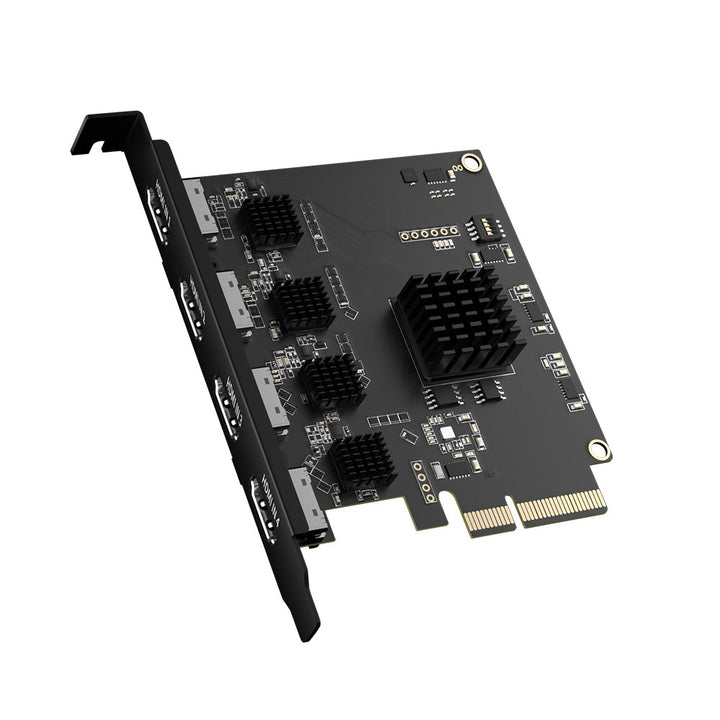 Quad PCIe Video Capture Card 1080P 60FPS 4 Channel, AC-4HD – ACASIS