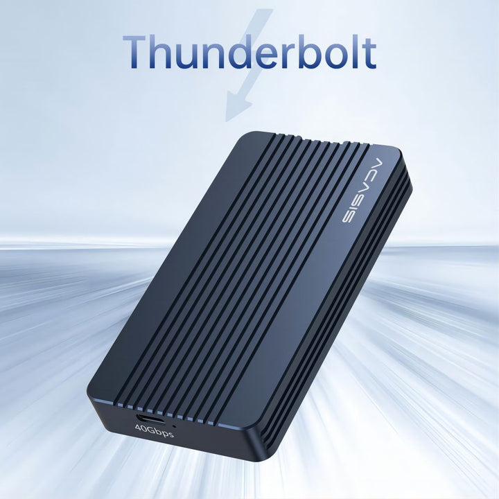 Acasis Thunderbolt 3 NVME M.2 SSD Enclosure, Lightweight Aluminum