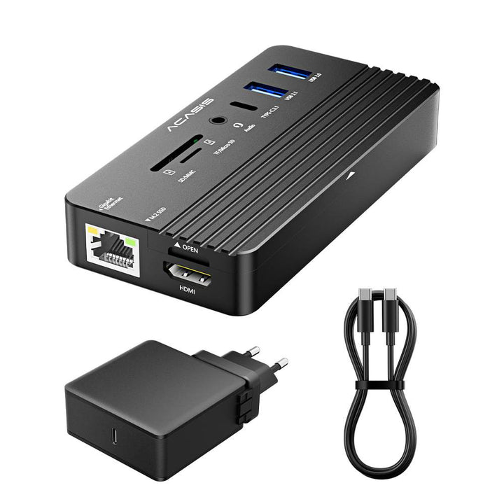 Acasis Swappable High-Speed SSD Storage & 10-In-1 Hub Docking Station