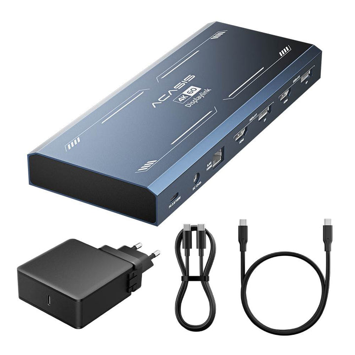 Acasis 13-in-1 Dual 4K HDMI DisplayLink Laptop USB-C Hub for Mac