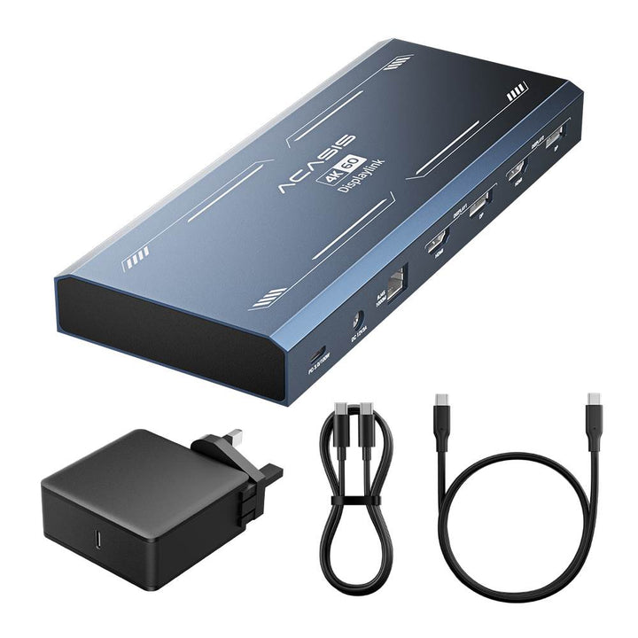 Acasis 13-in-1 Dual 4K HDMI DisplayLink Laptop USB-C Hub for Mac