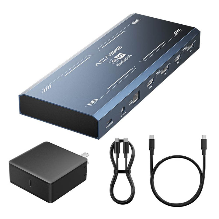 Acasis 13-in-1 Dual 4K HDMI DisplayLink Laptop USB-C Hub for Mac