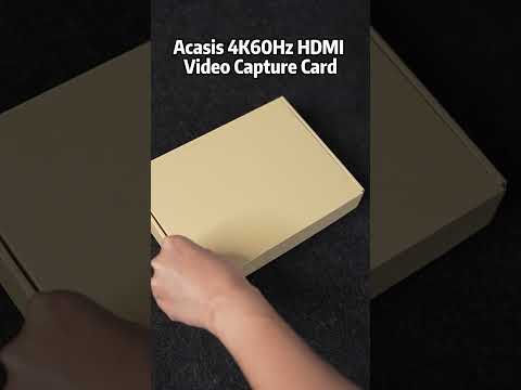 Acasis 4K60Hz HDMI Input Video Capture Card 2K144Hz Game Capture